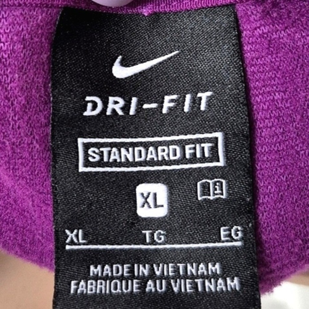 Nike Dri-Fit Therma Golf‎ Purple Quarter-Zip Pullover Lightweight Top women XL - Picture 9 of 11